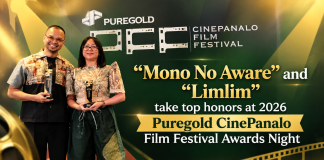 Puregold CinePanalo 2026: “Mono No Aware” and “Limlim” Claim Top Honors